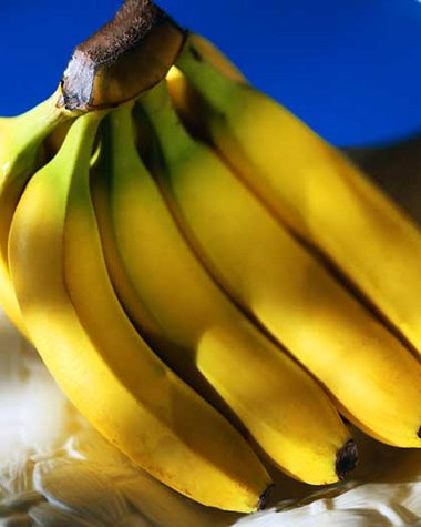Bananen belasten die Verdauungsorgane wenig.