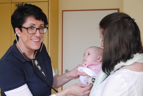 in Behandlung geschnitten